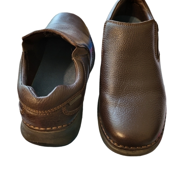 Hush Puppies Moyen Brown slip on US 10 Leather LunarII - Picture 2 of 16